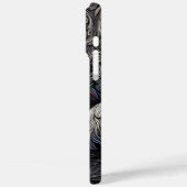 Majestät der Nacht: Weißer Wolf Case-Mate iPhone Hülle (Rückseite / Links)