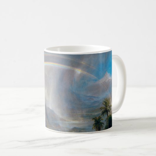 Majestät der Natur: Regenbogen über einem tropisch Kaffeetasse (VorderseiteRechts)