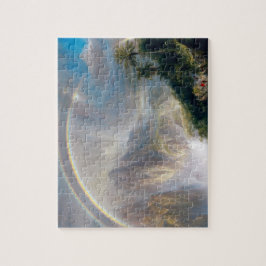 Majestät der Natur: Regenbogen über einem tropisch Puzzle