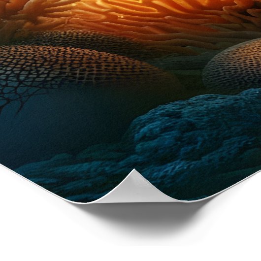 Majestät der Tiefe Poster (Ecke)