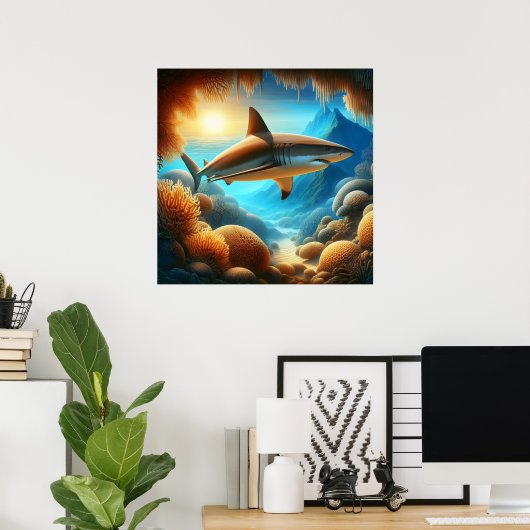 Majestät der Tiefe Poster (Heimbüro)