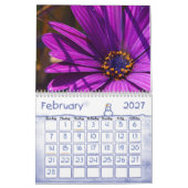 Majestät des Blumen-Kalenders Kalender (Feb 2027)