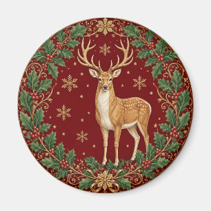 Majestät des karmesinroten Winters Magnet