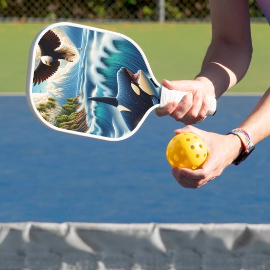 Majestät des Ozeans Pickleball Schläger (InSitu)