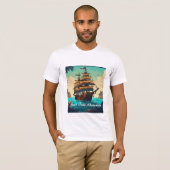 Majestät des Ozeans: Sail Into Adventure T-Shirt (Vorne ganz)