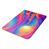 Majestät eines Sonnenuntergangs Badematte (Schrägansicht)