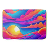 Majestät eines Sonnenuntergangs Badematte (Vorderseite)