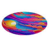 Majestät eines Sonnenuntergangs Schneidebrett (Ecke)