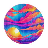 Majestät eines Sonnenuntergangs Schneidebrett (Vorderseite)