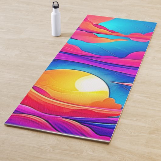 Majestät eines Sonnenuntergangs Yogamatte (Beispiel)