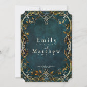 Majestät Einladung zur Hochzeit in Mittelerden (Rückseite)