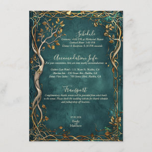 Majestät Hochzeitskarte Mittelerden Begleitkarte