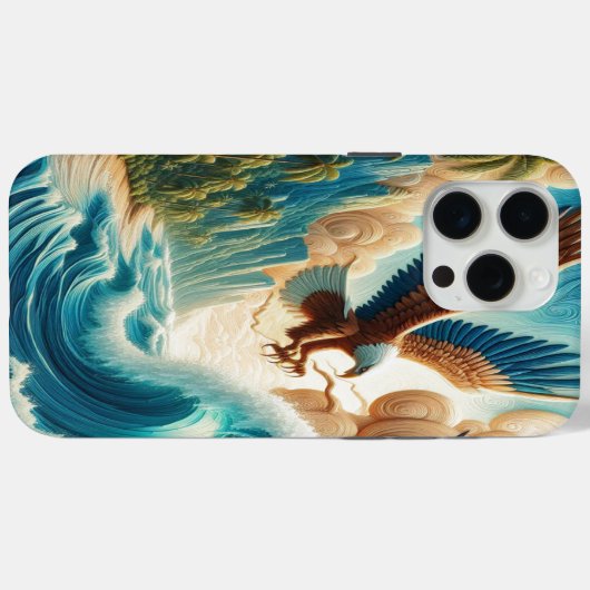 Majestät im Flug Case-Mate iPhone Hülle (Rückseite (Horizontal))