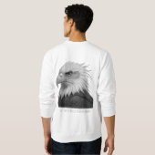 "Majestät in Monochrom - Adlergrafik" Sweatshirt (Schwarz voll)