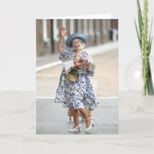 MAJESTÄT Königin Elizabeth die Königin Mutter 1988 Karte (Vorderseite)