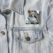MAJESTÄT Königin Elizabeth, die Königin Mutter Button (Beispiel)