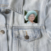 MAJESTÄT Königin Elizabeth, die Königin Mutter Button (Beispiel)