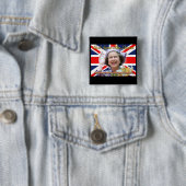 MAJESTÄT Königin Elizabeth II sechzigjähriges Button (Beispiel)