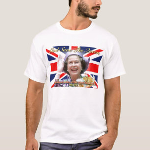 MAJESTÄT Königin Elizabeth II sechzigjähriges T-Shirt