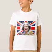 MAJESTÄT Königin Elizabeth II sechzigjähriges T-Shirt (Vorderseite)
