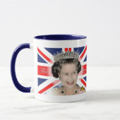 MAJESTÄT Königin Elizabeth II Tasse (Links)