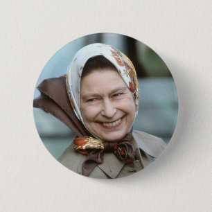 MAJESTÄT Königin Elizabeth II-Windsor 1983 Button
