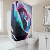 Majestät Mitternacht: Die dunkle Schönheit der sch Duschvorhang (Beispiel)