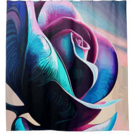 Majestät Mitternacht: Die dunkle Schönheit der sch Duschvorhang