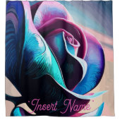 Majestät Mitternacht: Die dunkle Schönheit der sch Duschvorhang (Vorderseite)