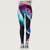 Majestät Mitternacht: Die dunkle Schönheit der sch Leggings (Vorderseite)