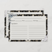 Majestät Rezeptkarte Mitternacht Begleitkarte (Vorne/Hinten)