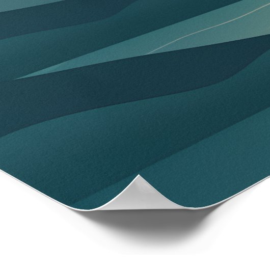 Majestät: Sunlit River Journey Poster (Ecke)