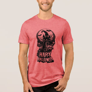 "Majestät von Halloween: Der verzauberte Adler-T - Tri-Blend Shirt