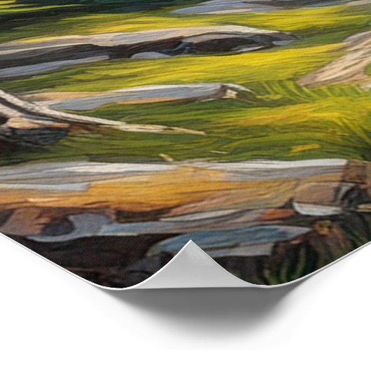 Majestät von Horizon Poster (Ecke)