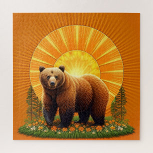 Majestätiger Braunbär  Puzzle
