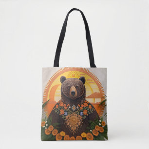 Majestätiger Braunbär  Tasche