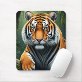 Majestätiger im Dschungel Mousepad (Mit Mouse)