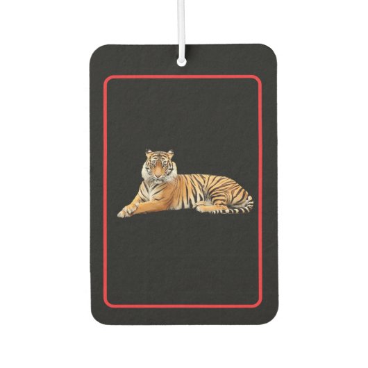 Majestätiger Tiger Autolufterfrischer (Vorderseite)