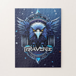 Majestätiges Adler-Logo-Puzzle | Künstlerische Tie Puzzle