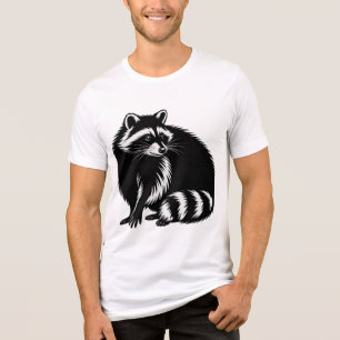 Majestätiges Hirschporträt Vintage Minimalistisch Tri-Blend Shirt