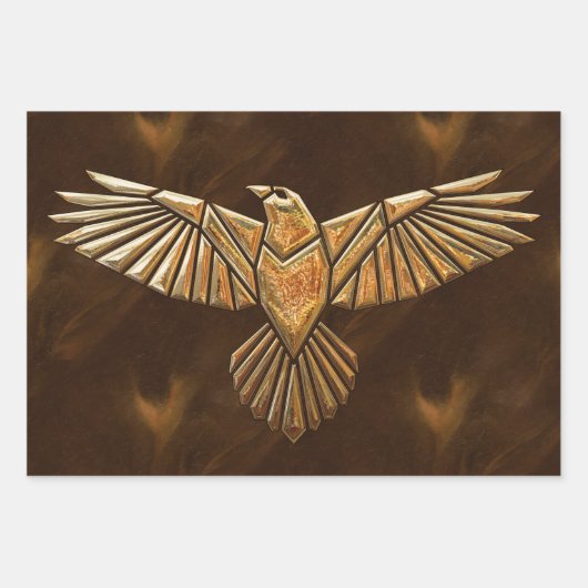 majestätisch geschenkpapier set (Vorderseite 3)