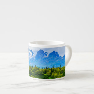 Majestätische Alaska-Berge Espressotasse