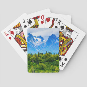 Majestätische Alaska-Berge Spielkarten