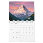 Majestätische Berge auf der ganzen Welt Kalender (Mär 2026)
