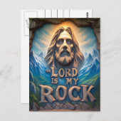 Majestätische Berge: Der Herr ist mein Felsen Postkarte (Vorne/Hinten)