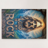 Majestätische Berge: Der Herr ist mein Felsen Puzzle (Horizontal)