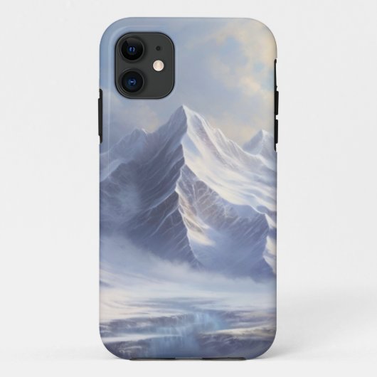 Majestätische Bergketten mit einer Touch künstleri Case-Mate iPhone Hülle (Rückseite)