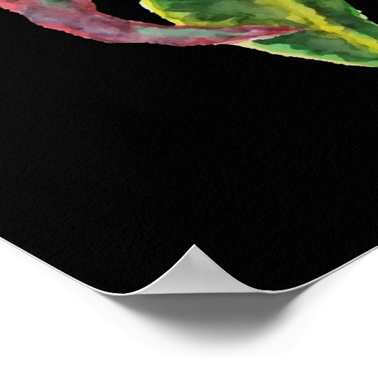 Majestätische Blätter Poster (Ecke)