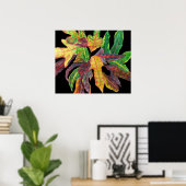 Majestätische Blätter Poster (Heimbüro)