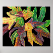 Majestätische Blätter Poster (Vorne)